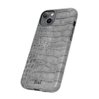 SILVER SCALE iPhone Case