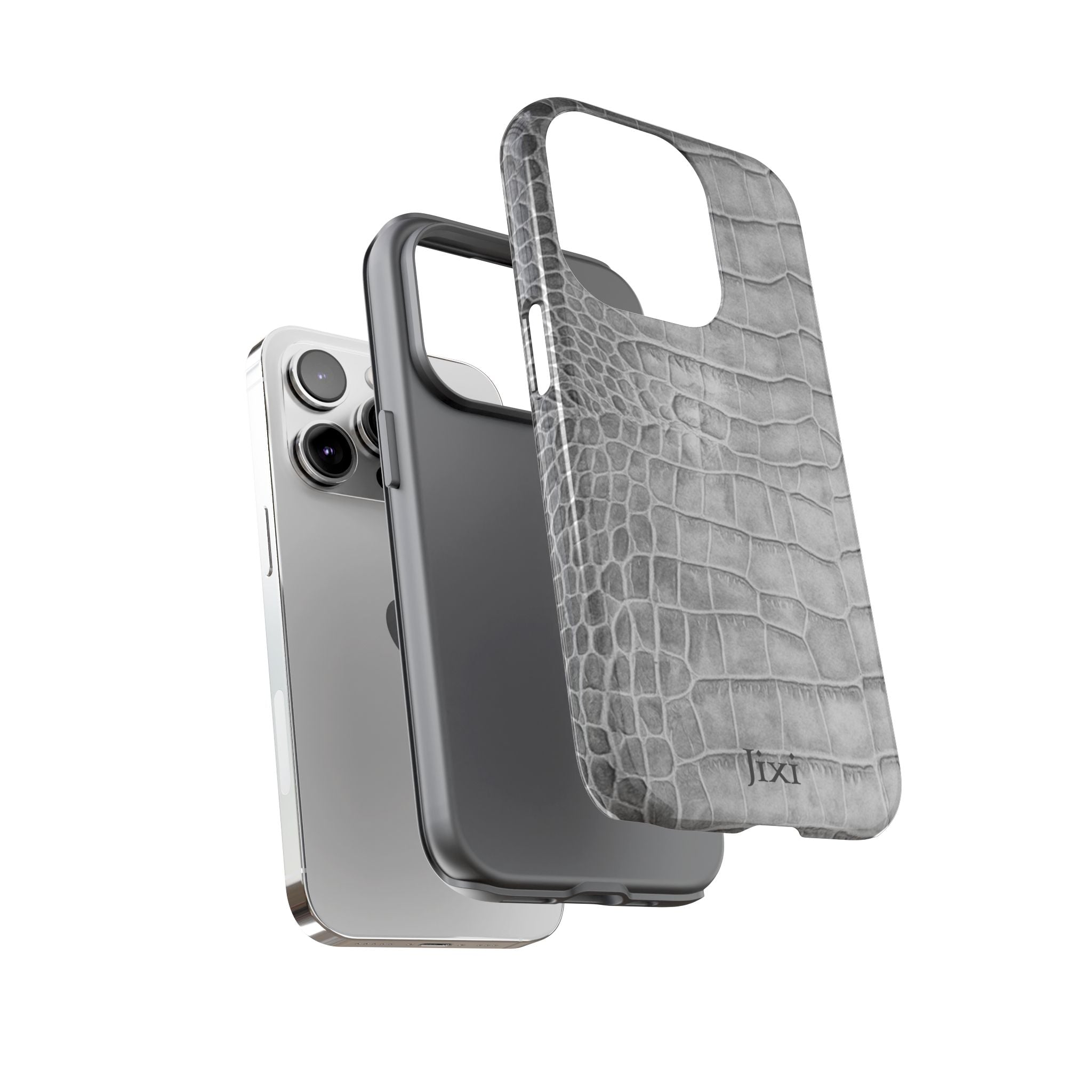 SILVER SCALE iPhone Case